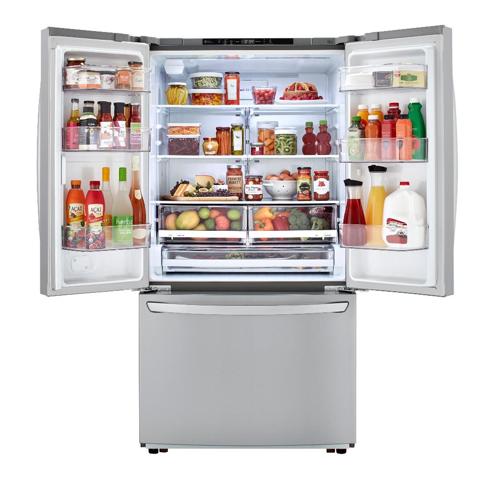 LG Electronics 23 cu. ft. Counter Depth 3Door French Door Refrigerator