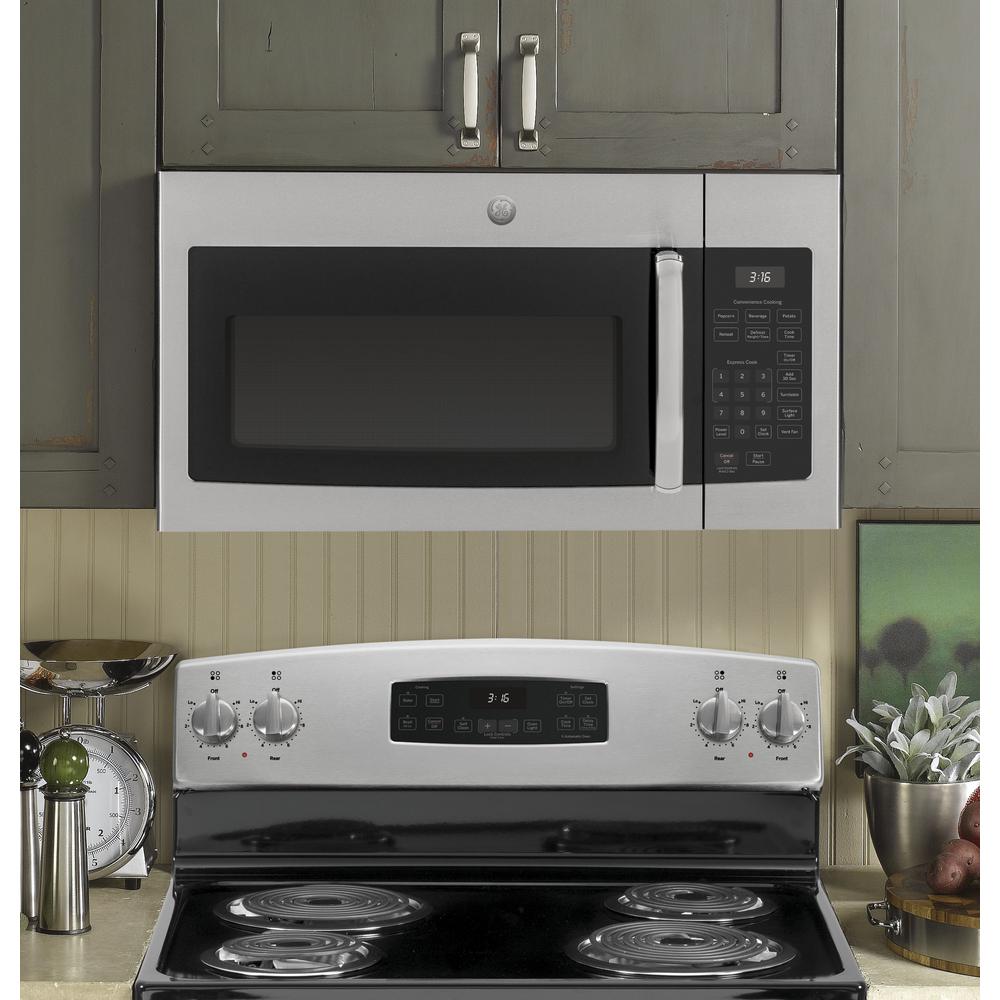 GE 1.6 cu. ft. Over the Range Microwave in Stainless Steel | Hodgins