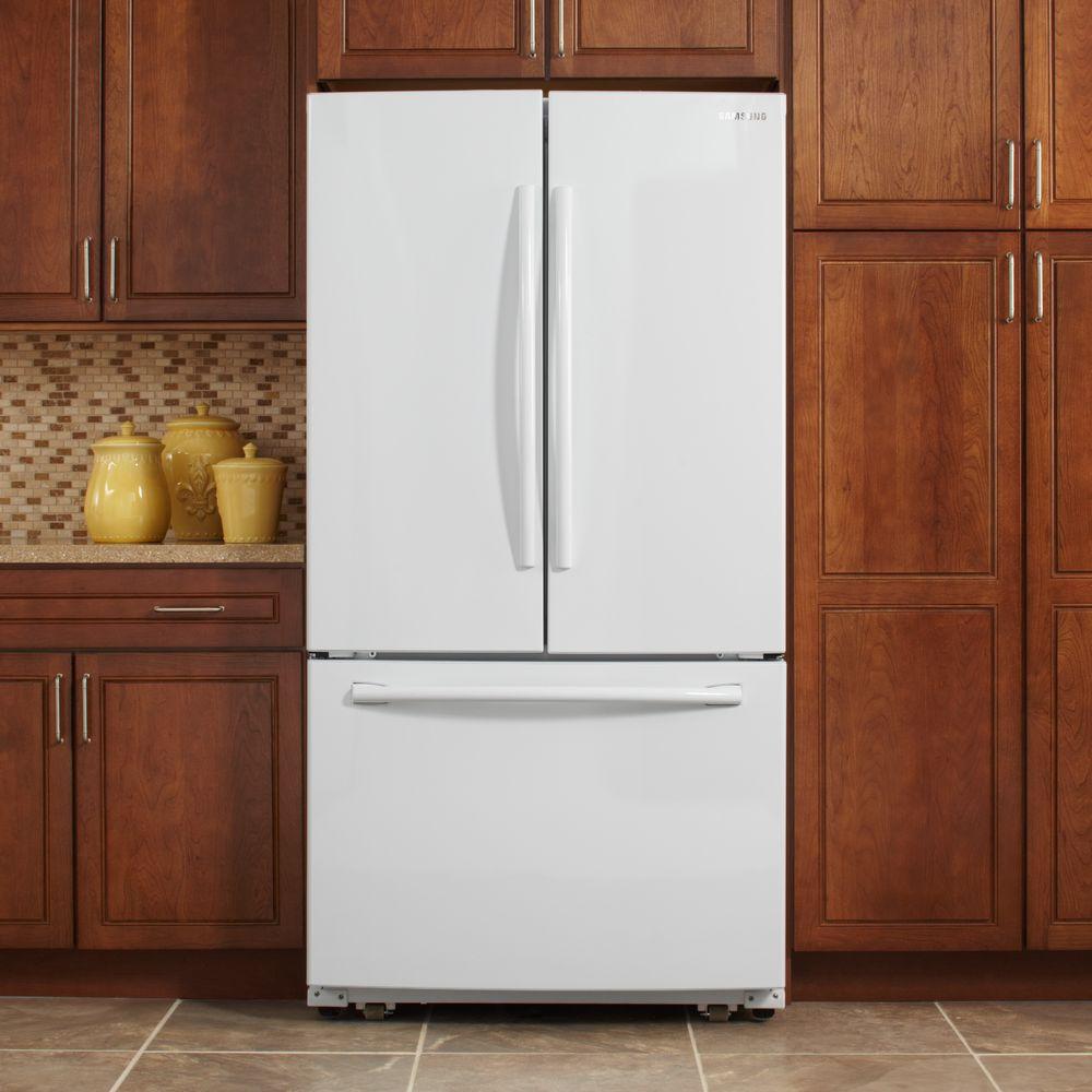 Samsung 25.5 cu. ft. French Door Refrigerator in White Hodgins Home