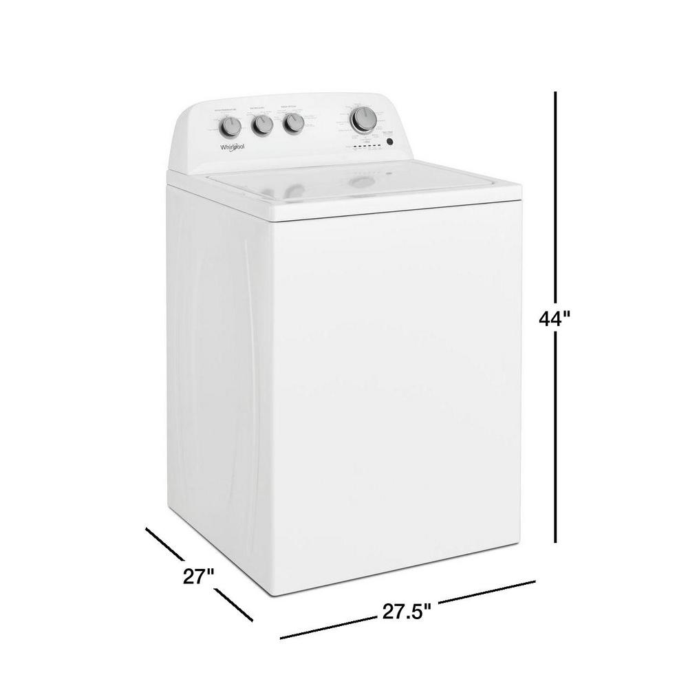 Whirlpool 3 8 Cu Ft White Top Load Washing Machine With Soaking Cycles Hodgins Home Appliance