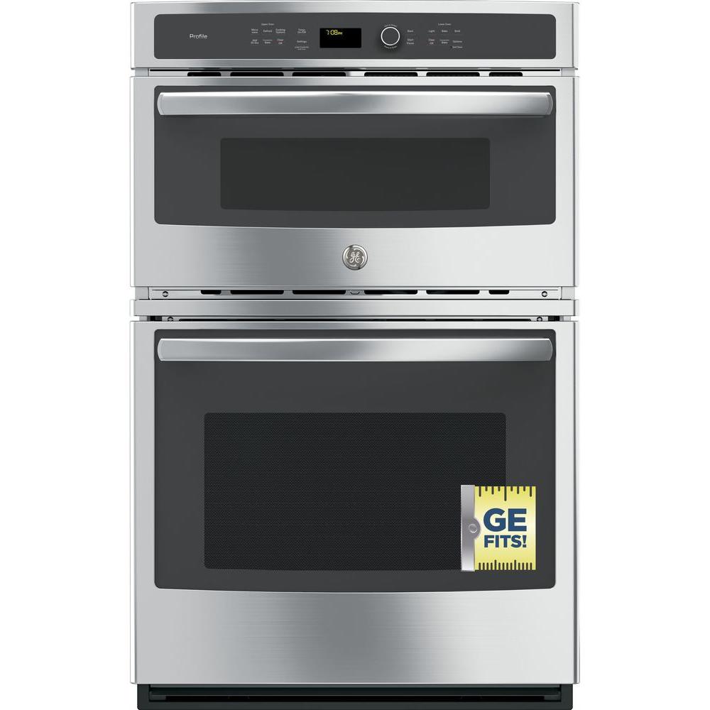 GE Profile 27 in. Double Electric Wall Oven with Convection Self 27 Inch Double Electric Wall Oven Stainless Steel