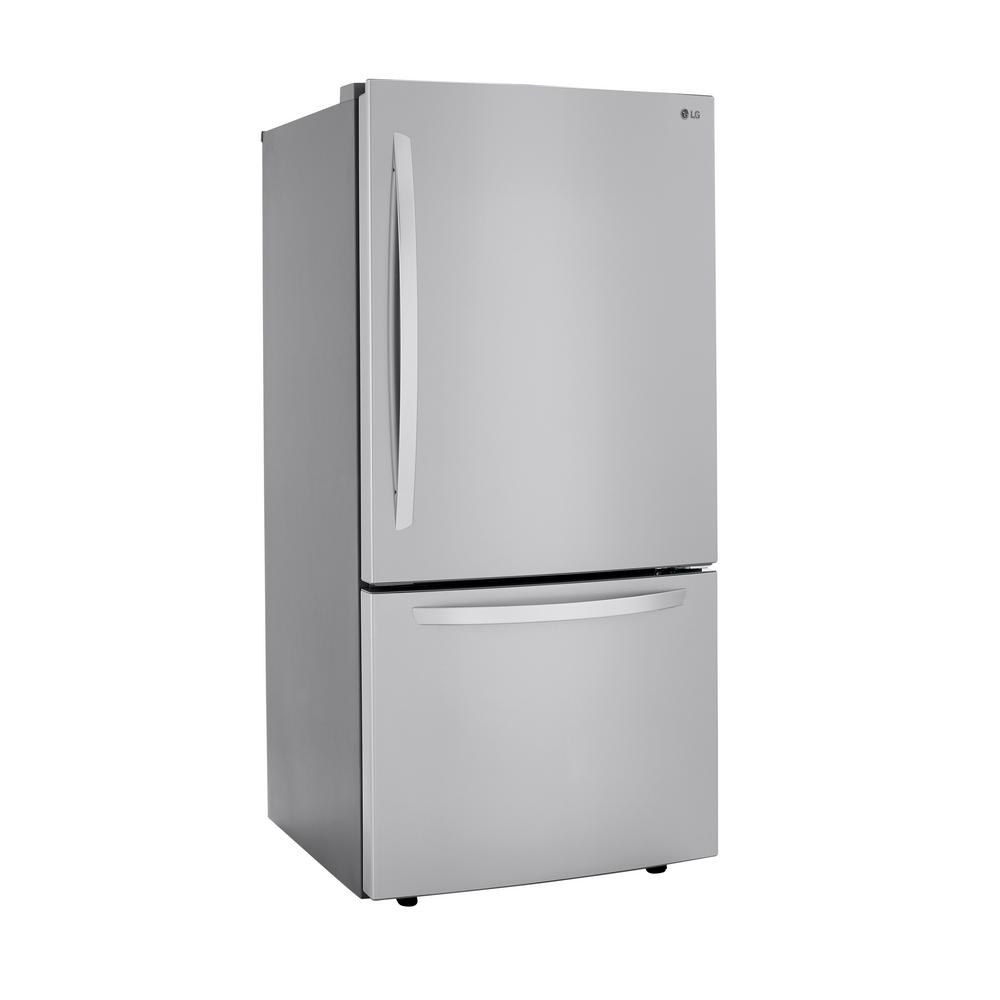 LG Electronics 25.50 cu. ft. Bottom Freezer Refrigerator in PrintProof Stainless Steel with 