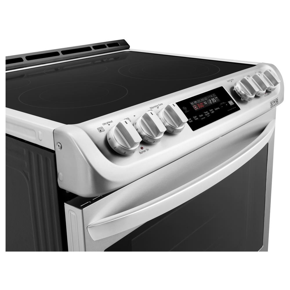 LG Electronics 30 in. 6.3 cu. ft. Smart Slide-in Electric Range with