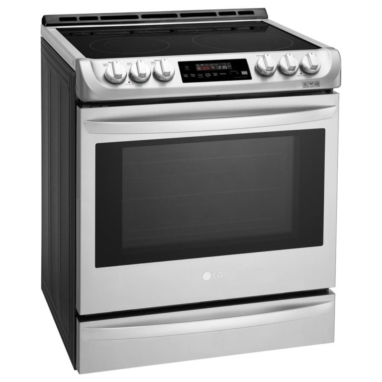 LG Electronics 30 in. 6.3 cu. ft. Smart Slide-in Electric Range with